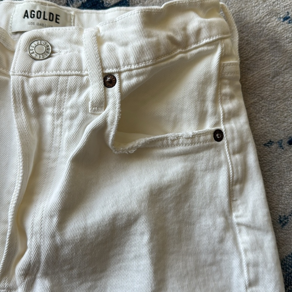 Agolde Riley Crop High Rise Jeans - Picture 6 of 11